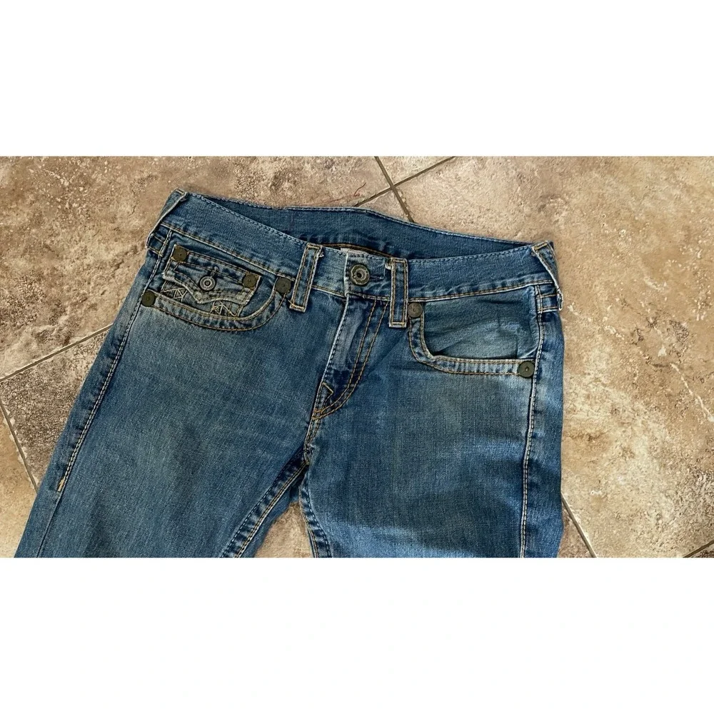 TRUE RELIGION STRAIGHT FLAP POCKET‎ MENS JEANS SZ 31